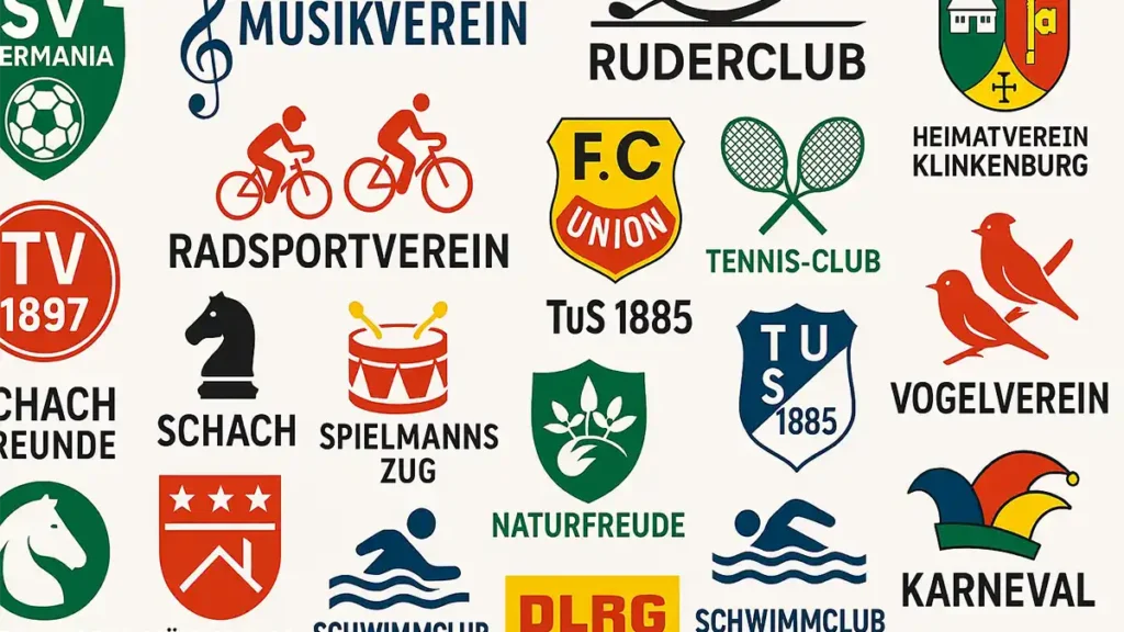 Collage von Logos der Mitgliedsunternehmen von Kalkar aKtiv.